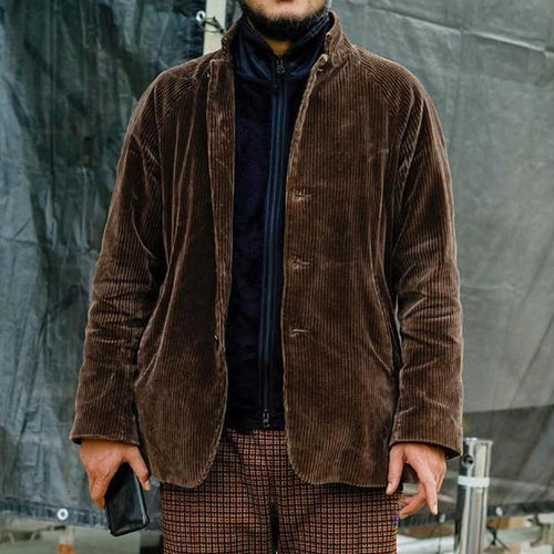 Herren modische Kordjacke mit strukturiertem Design Echoarchiv
