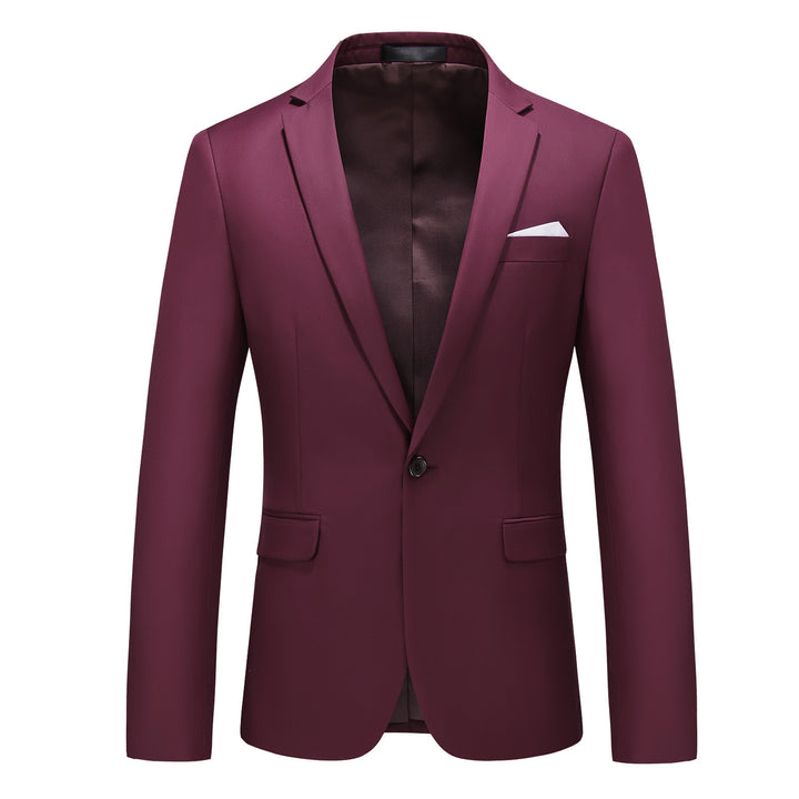 Herren nan elegantes Businesssakko Slim Fit mit schmaler Silhouette und modernem Reverskragen Echo Archiv