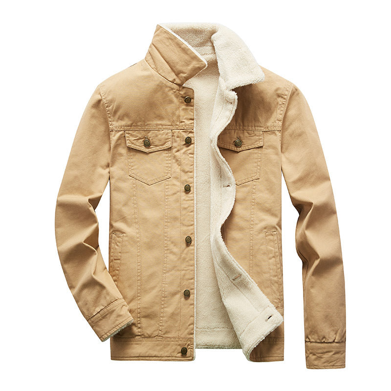 Herren Modische Outdoorjacke mit wärmendem Fleece-Futter Echoarchiv