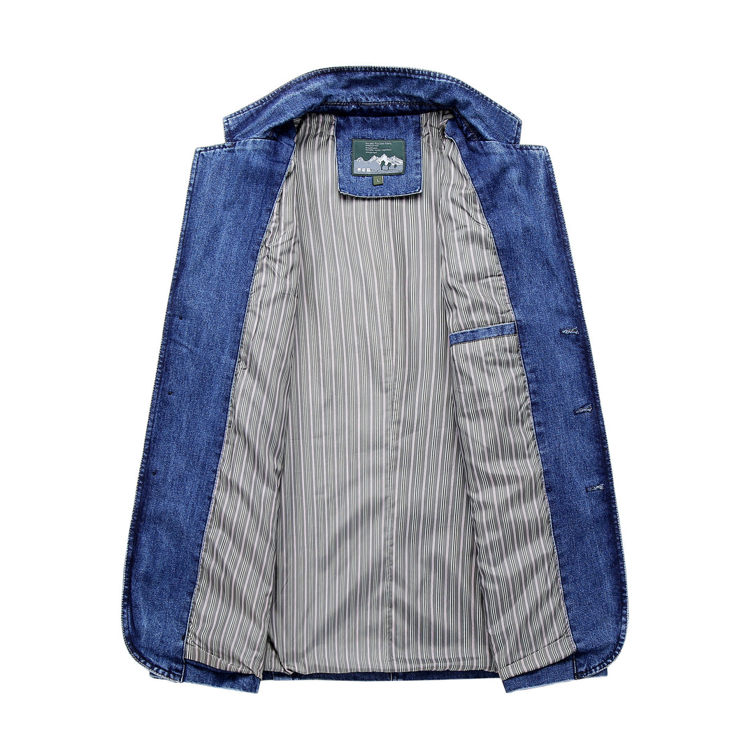 Herren Eleganter Denim Blazer Echo Archiv 1788417742