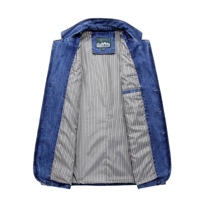 Herren Eleganter Denim Blazer Echo Archiv 1788417742