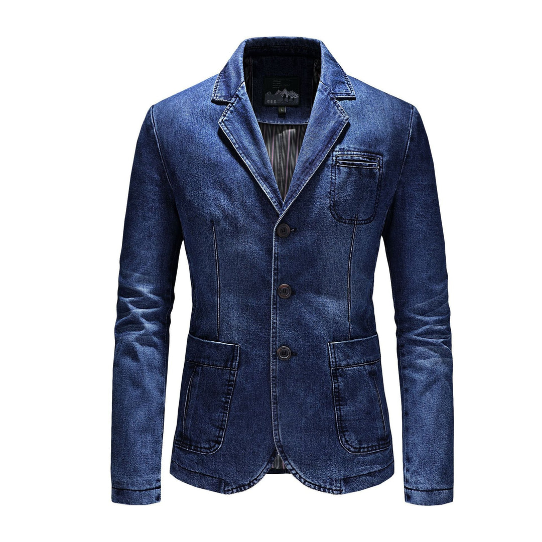 Herren Eleganter Denim Blazer Echo Archiv 1788417742