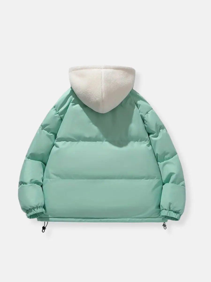 Echoarchiv | Warme Reißverschluss Winterjacke Komfort und Stil für Kalte Tage