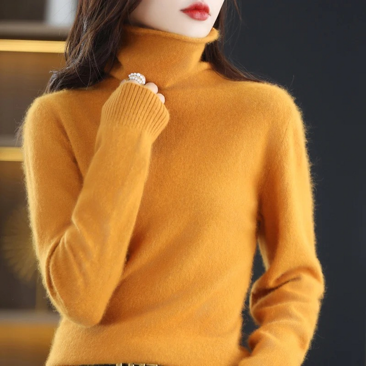 Echoarchiv | Pullover Damen Weicher Rollkragenpullover, Warm & Luxuriöses Design