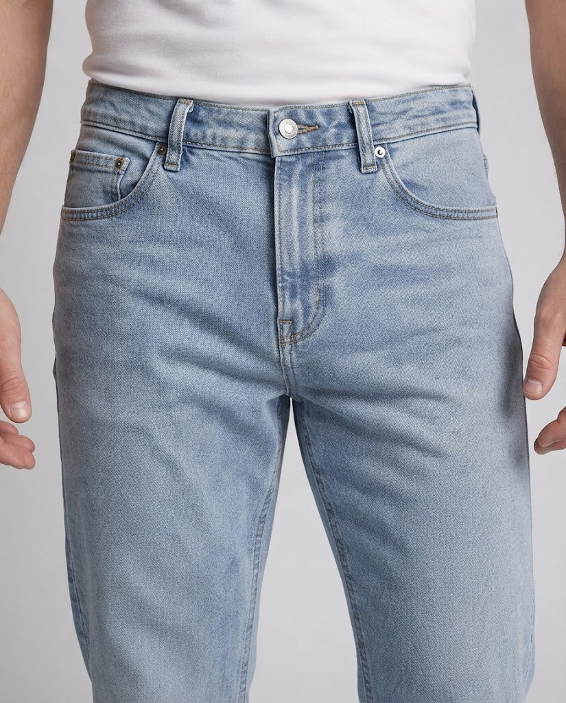 Herren Weite Straight‑Leg Jeans im Baggy‑Look aus robustem Denim Echo Archiv