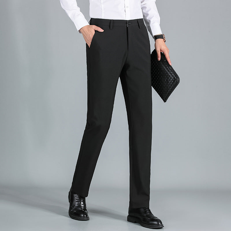 Herren elegante Anzughose mit hochglänzendem Finish und komfortablem Schnitt Echoarchiv