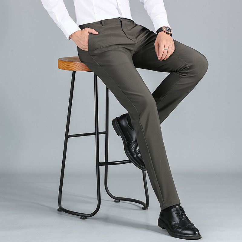 Herren elegante Anzughose mit hochglänzendem Finish und komfortablem Schnitt Echoarchiv