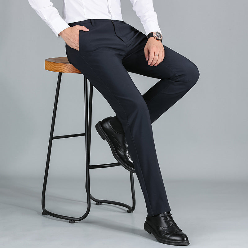 Herren elegante Anzughose mit hochglänzendem Finish und komfortablem Schnitt Echoarchiv
