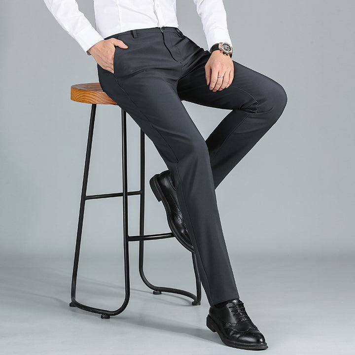 Herren elegante Anzughose mit hochglänzendem Finish und komfortablem Schnitt Echoarchiv