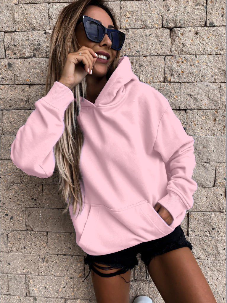 Damen Kapuzenpullover mit weichem Fleece-Innenfutter und lässigem Schnitt – Auréline
