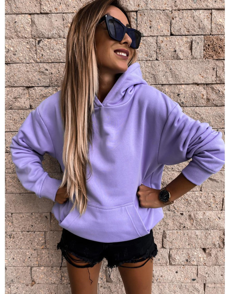Damen Kapuzenpullover mit weichem Fleece-Innenfutter und lässigem Schnitt Echoarchiv
