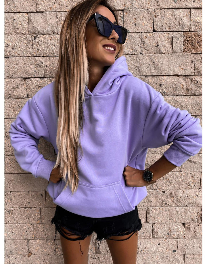Damen Kapuzenpullover mit weichem Fleece-Innenfutter und lässigem Schnitt Echoarchiv