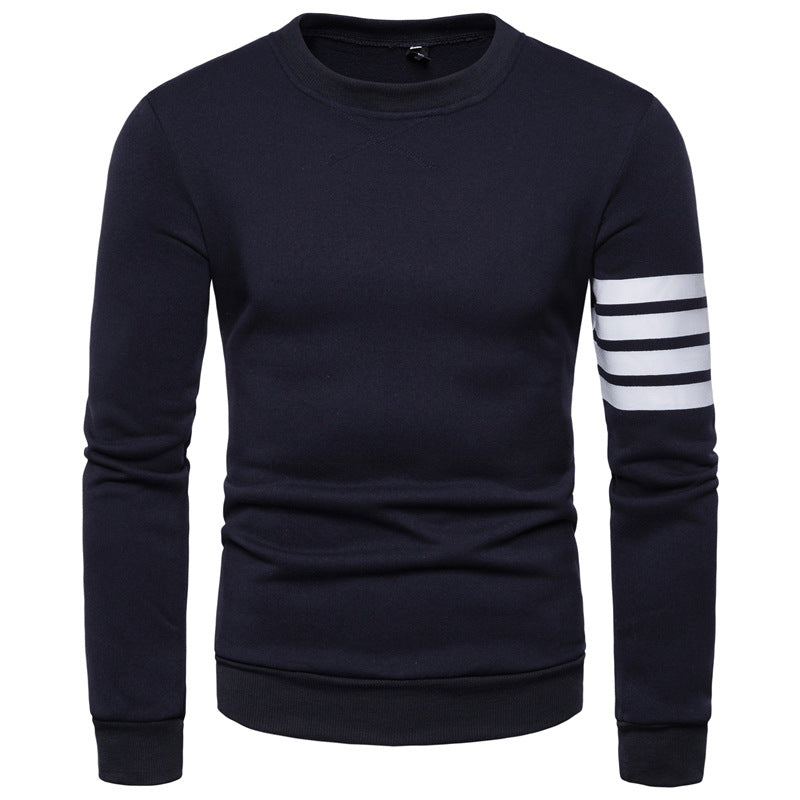 Herren modischer Sweatshirt mit sportlichem Streifen-Design Echoarchiv