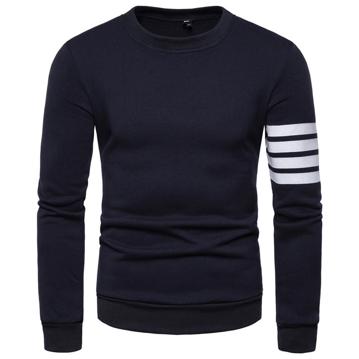 Herren modischer Sweatshirt mit sportlichem Streifen-Design Echoarchiv