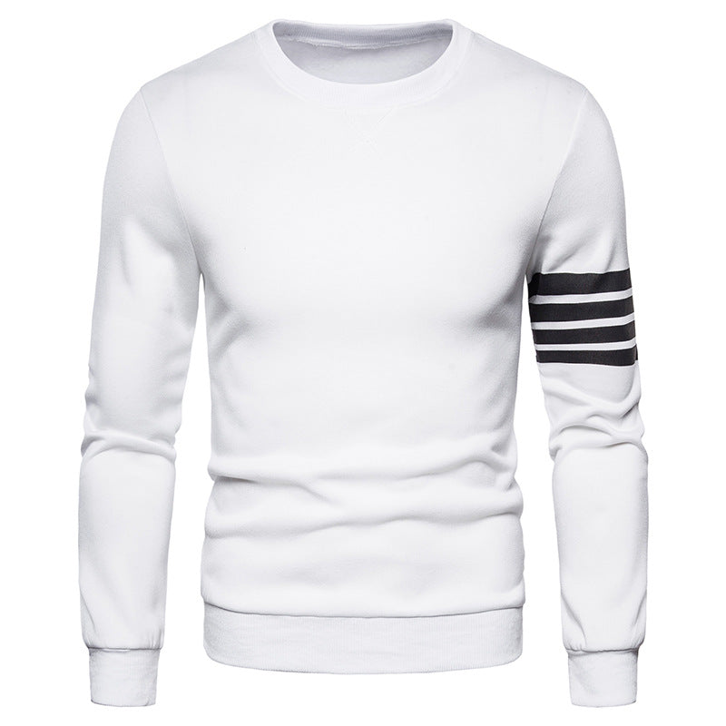 Herren modischer Sweatshirt mit sportlichem Streifen-Design Echoarchiv