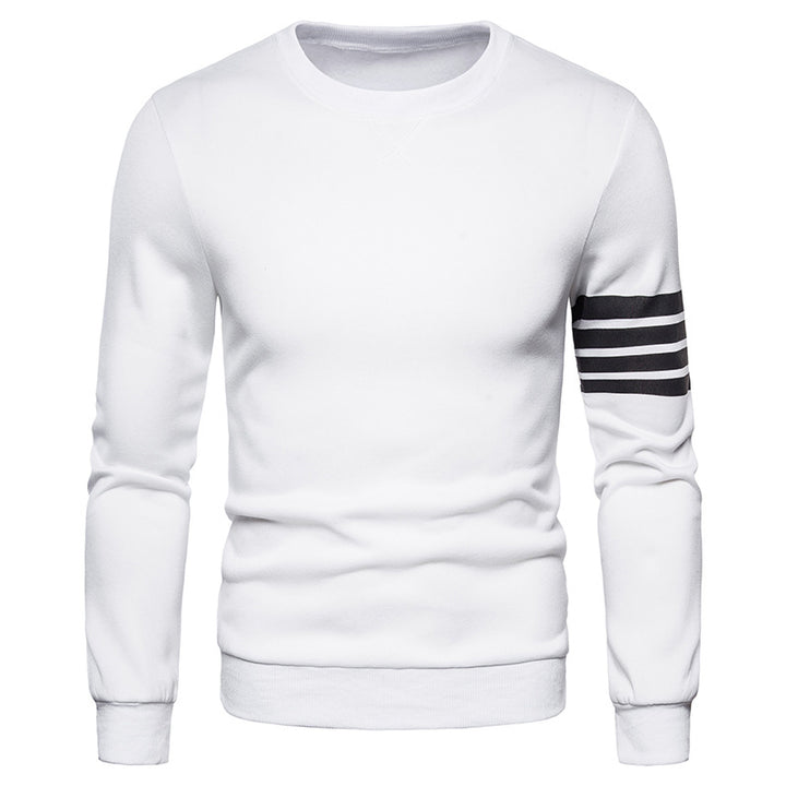 Herren modischer Sweatshirt mit sportlichem Streifen-Design Echoarchiv