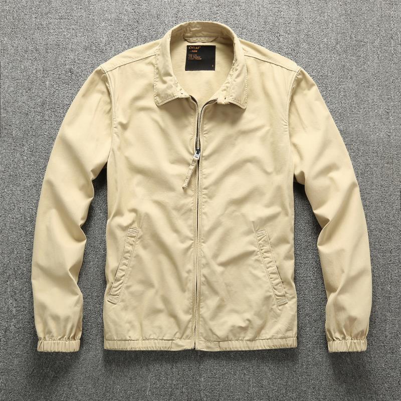 Herren Urbaner Zip-Sommerblouson aus technischem Twill mit verdecktem Reißverschluss Echoarchiv