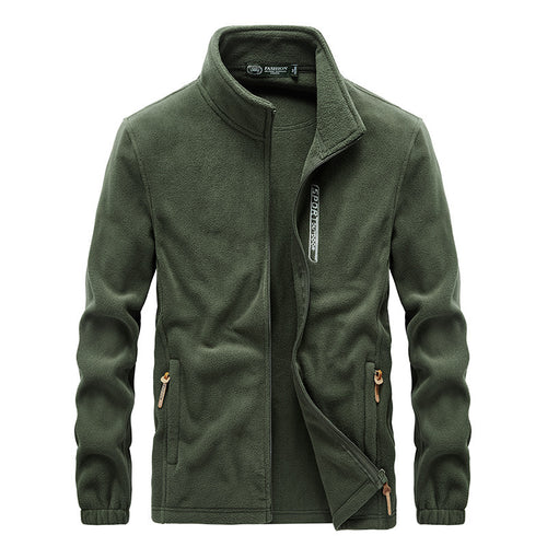 Herren thermoregulierende Fleece‑Blousonjacke mit Sherpa‑Innenfutter und Stehkragen Echoarchiv
