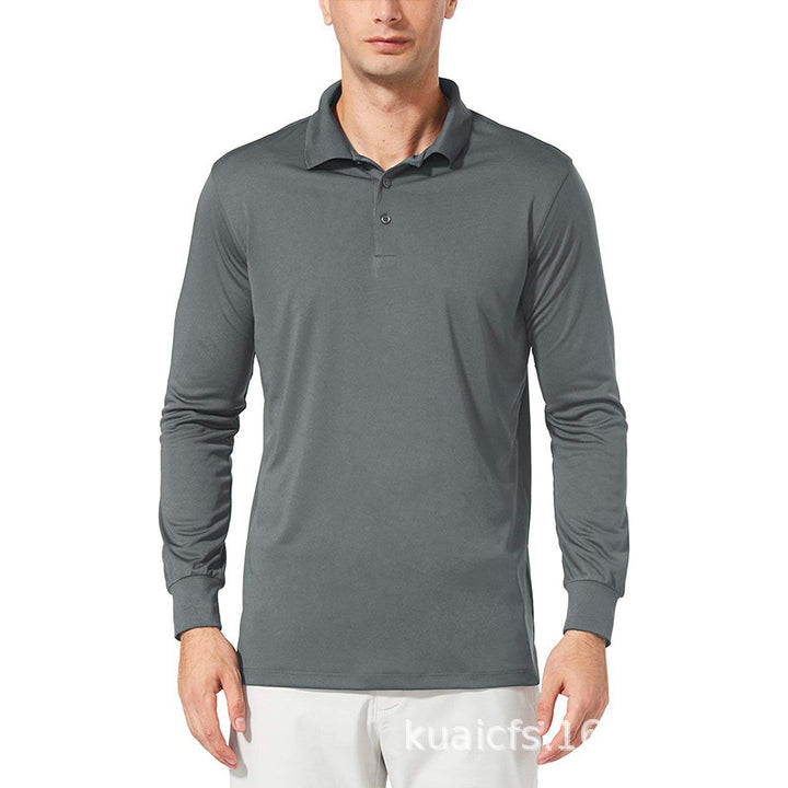 Herren Langarm Polo-Shirt Echoarchiv