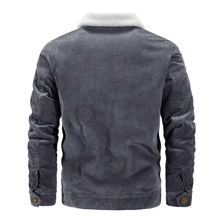 Herren Komfortable Cordjacke mit Teddyfutter Echo Archiv