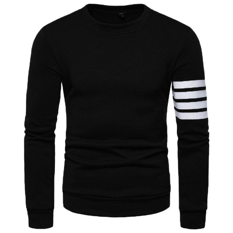 Herren modischer Sweatshirt mit sportlichem Streifen-Design Echoarchiv