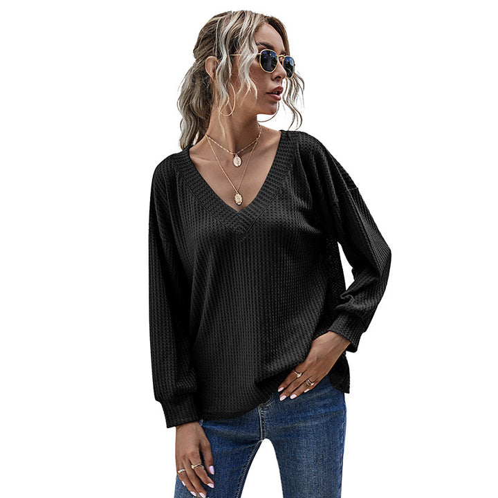 Damen Lässiges Oversized Langarmoberteil Echo Archiv