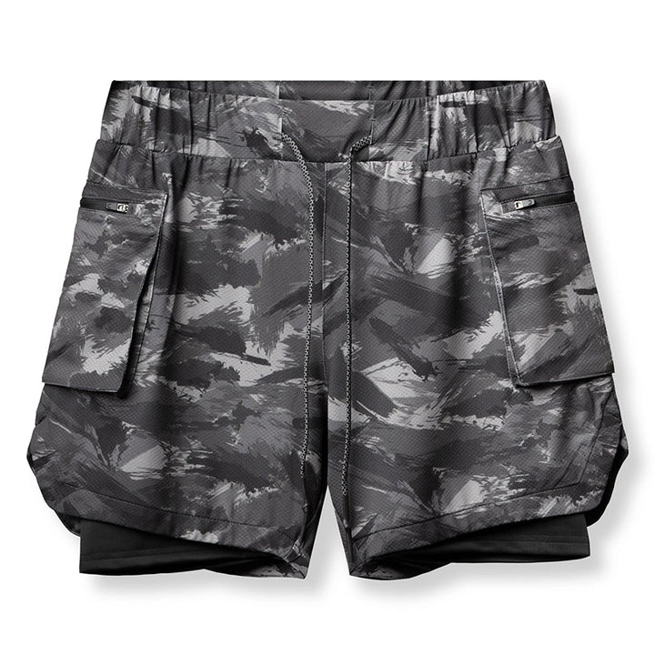 Herren Funktionsshorts mit atmungsaktivem Innenfutter und seitlichen Reißverschlusstaschen Echoarchiv