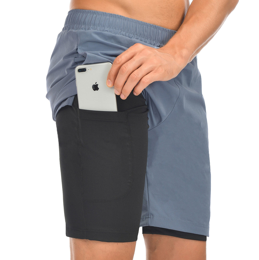 Herren sportliche Shorts mit integriertem Handyfach Echoarchiv