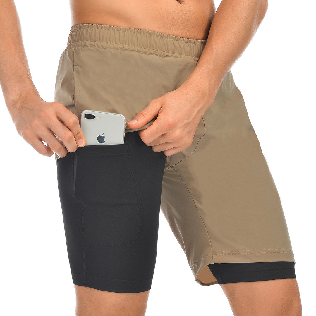 Herren sportliche Shorts mit integriertem Handyfach Echoarchiv
