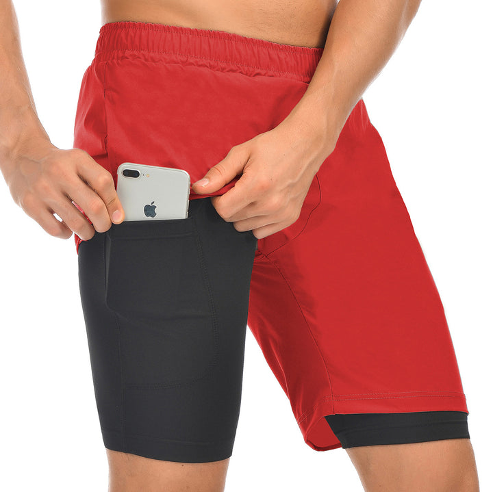 Herren sportliche Shorts mit integriertem Handyfach Echoarchiv