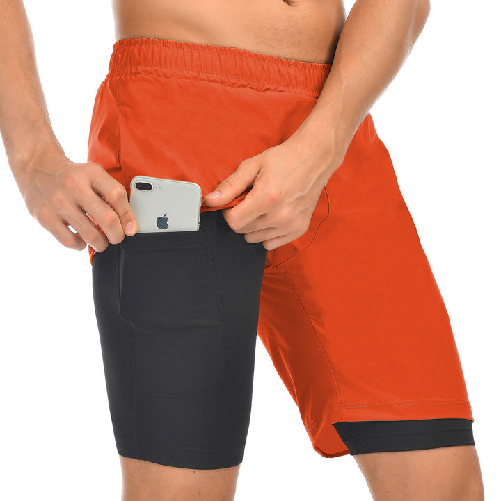 Herren sportliche Shorts mit integriertem Handyfach Echoarchiv