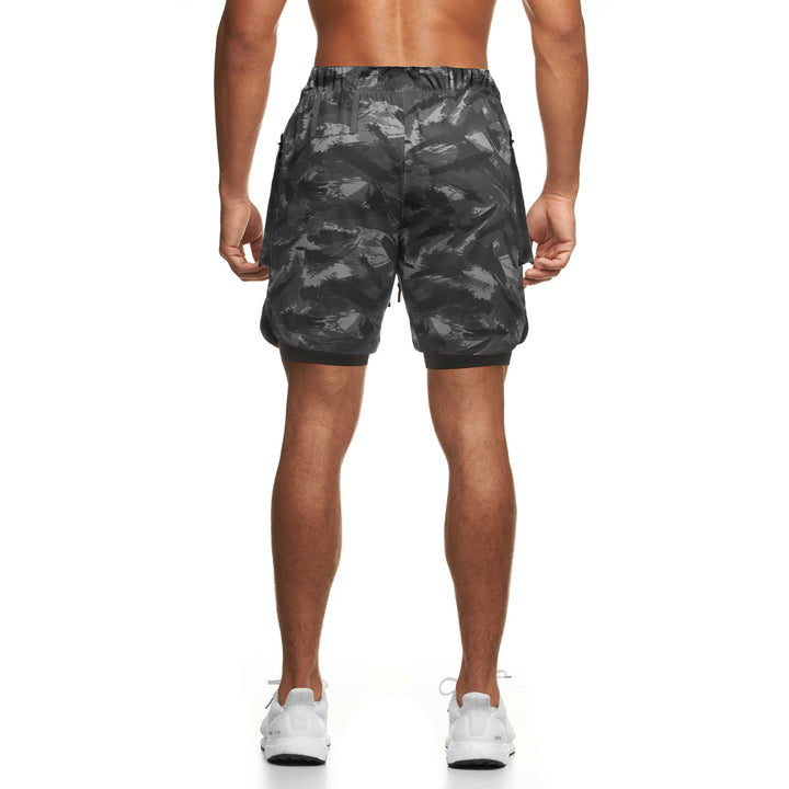 Herren Funktionsshorts mit atmungsaktivem Innenfutter und seitlichen Reißverschlusstaschen Echoarchiv