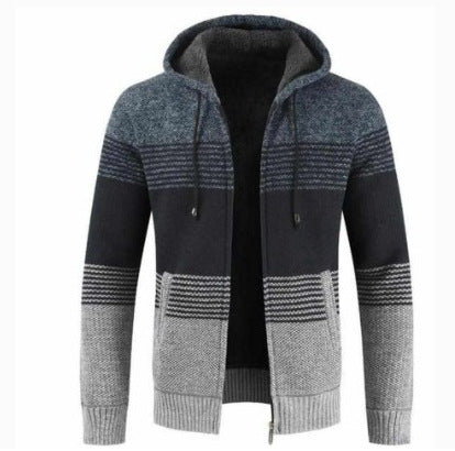 Herren Strickjacke mit Kapuze Echoarchiv