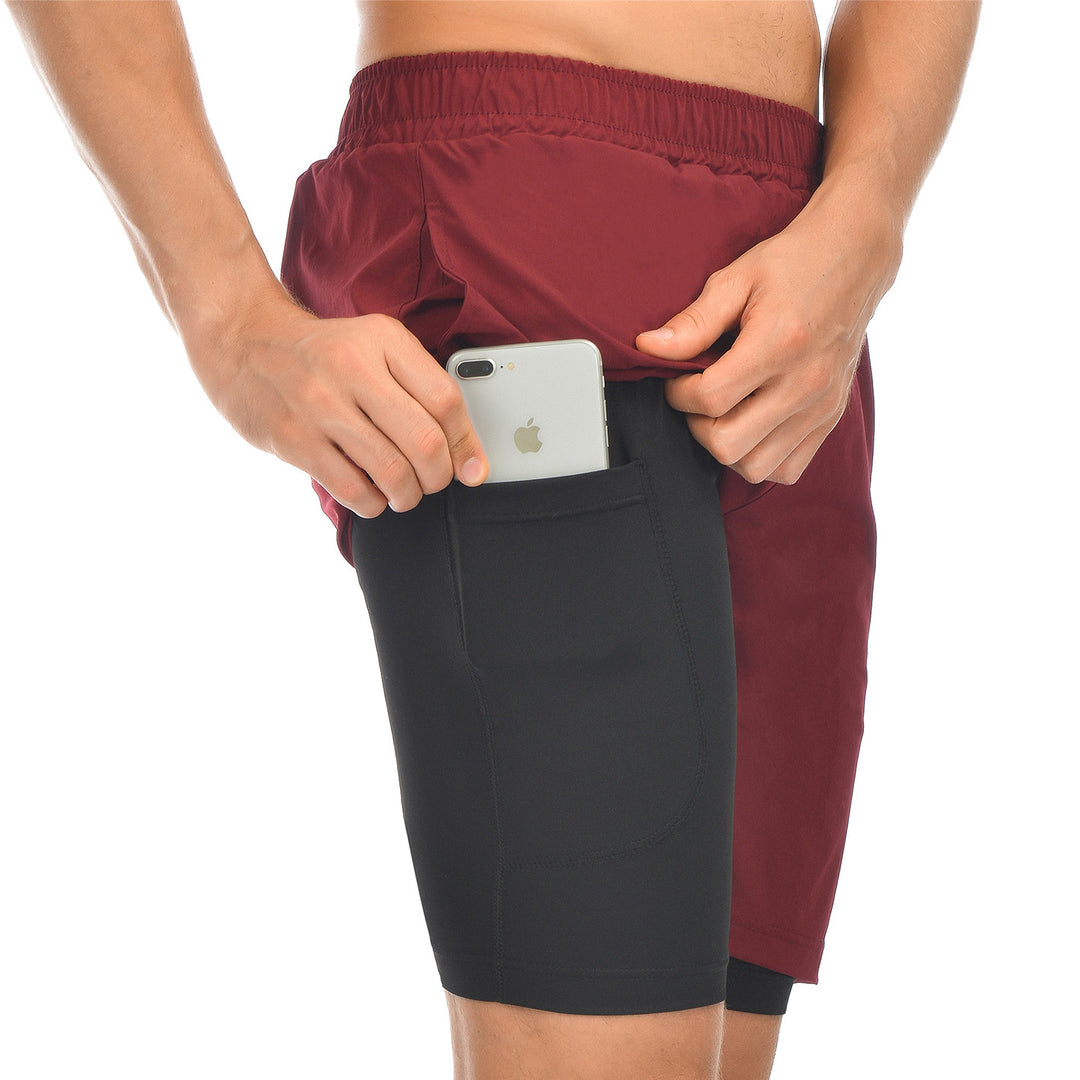 Herren sportliche Shorts mit integriertem Handyfach Echoarchiv