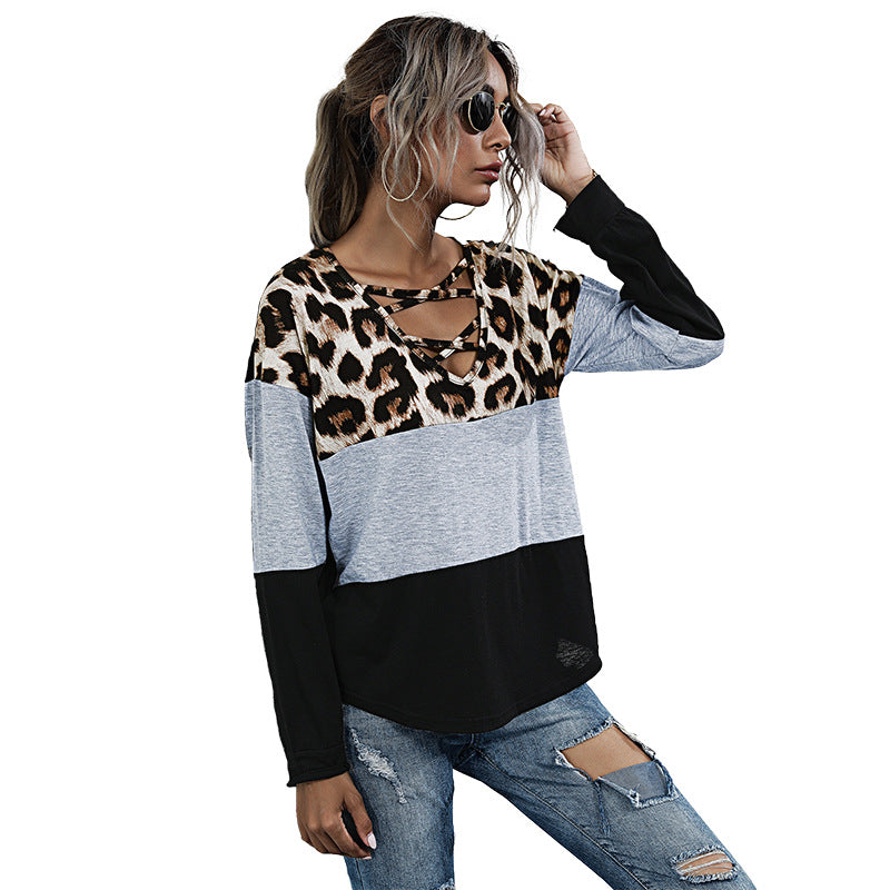 Damen Sportliches Oberteil mit Leopardenmuster Echo Archiv