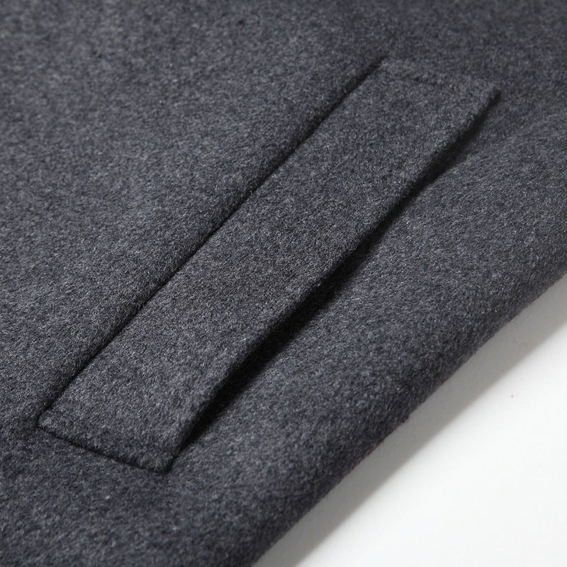 Herren Einreihiger Wollmix-Übermantel mit gesteppter Thermo-Innenjacke Echo Archiv