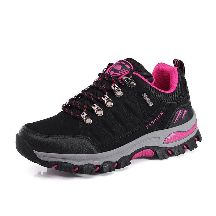 Damen nan atmungsaktiver Low-Cut-Trekkingschuh mit Metallösen, verstärkter Zehenkappe und griffiger Multiterrain-Sohle Echo Archiv
