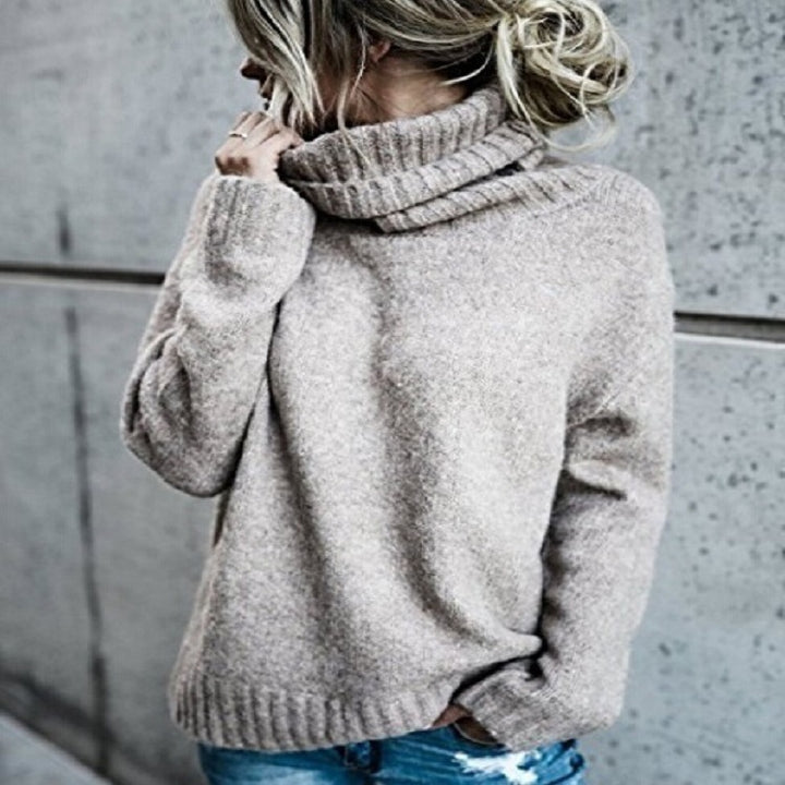 Damen Oversize-Kuschel-Rollkragenpullover aus Feinstrick Echo Archiv