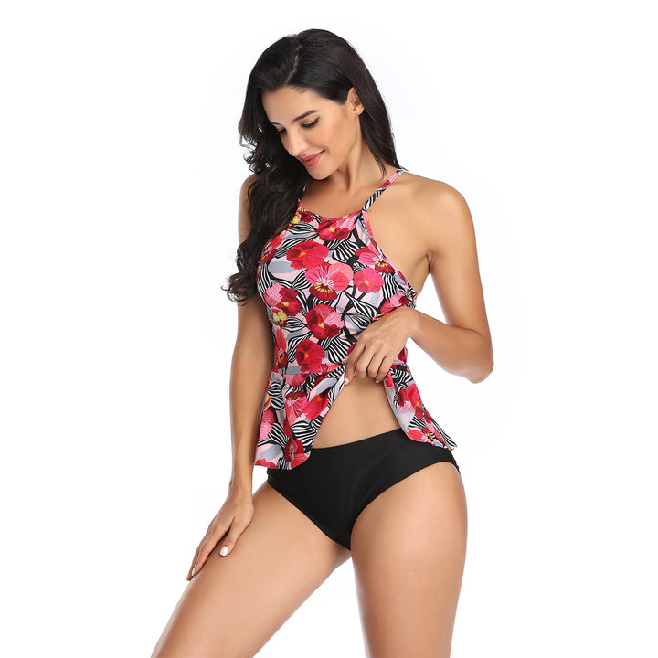 Damen Tankini-Set mit leicht ausgestelltem Oberteil und bequemen Höschen Echo Archiv