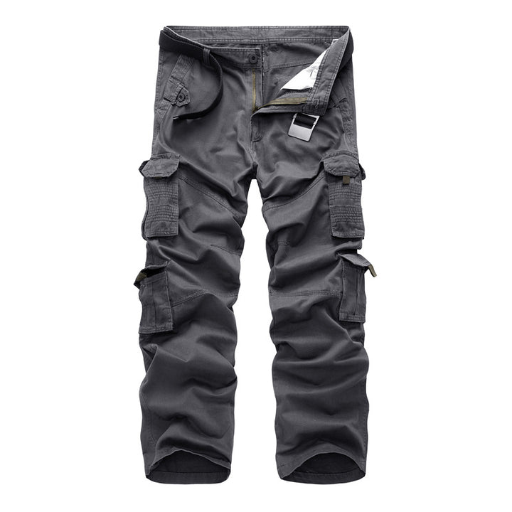 Herren Cargo-Hose mit multifunktionalen Taschen und strapazierfähigem Material Echoarchiv