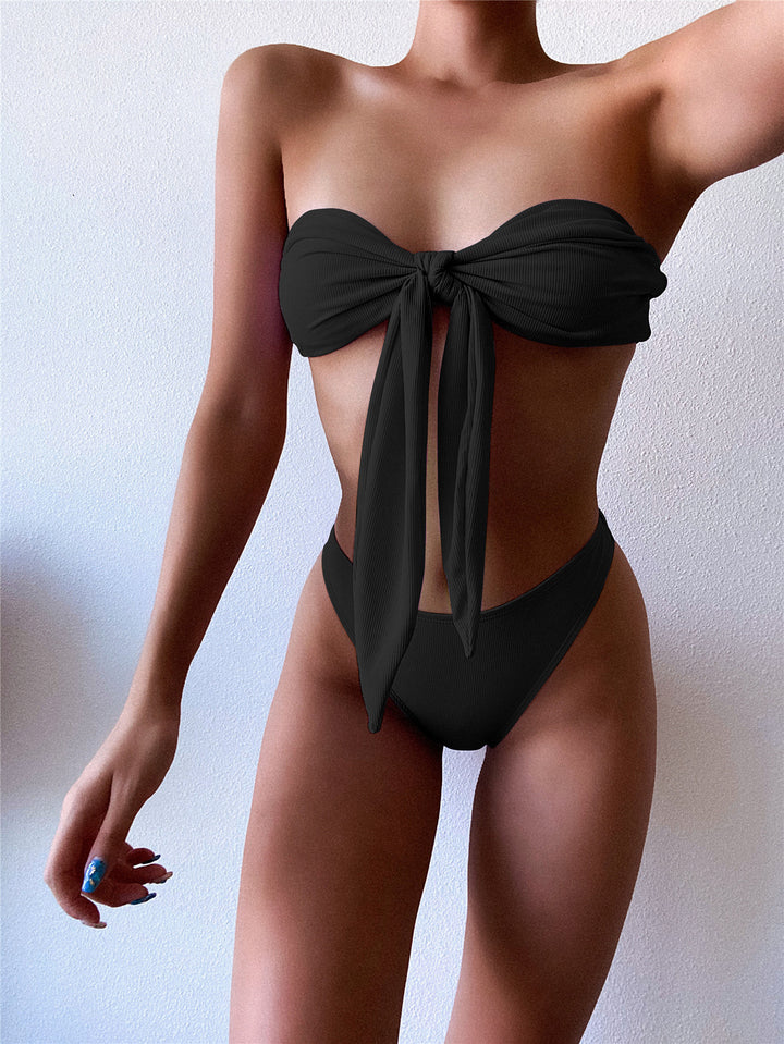 Damen Bandeau-Bikini mit Schleifen-Detail Echo Archiv