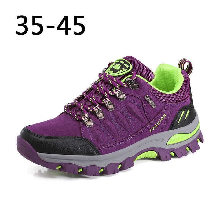 Damen nan atmungsaktiver Low-Cut-Trekkingschuh mit Metallösen, verstärkter Zehenkappe und griffiger Multiterrain-Sohle Echo Archiv