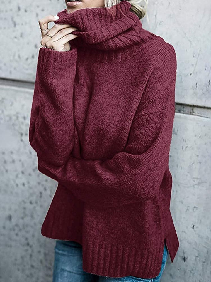 Damen Oversize-Kuschel-Rollkragenpullover aus Feinstrick Echo Archiv