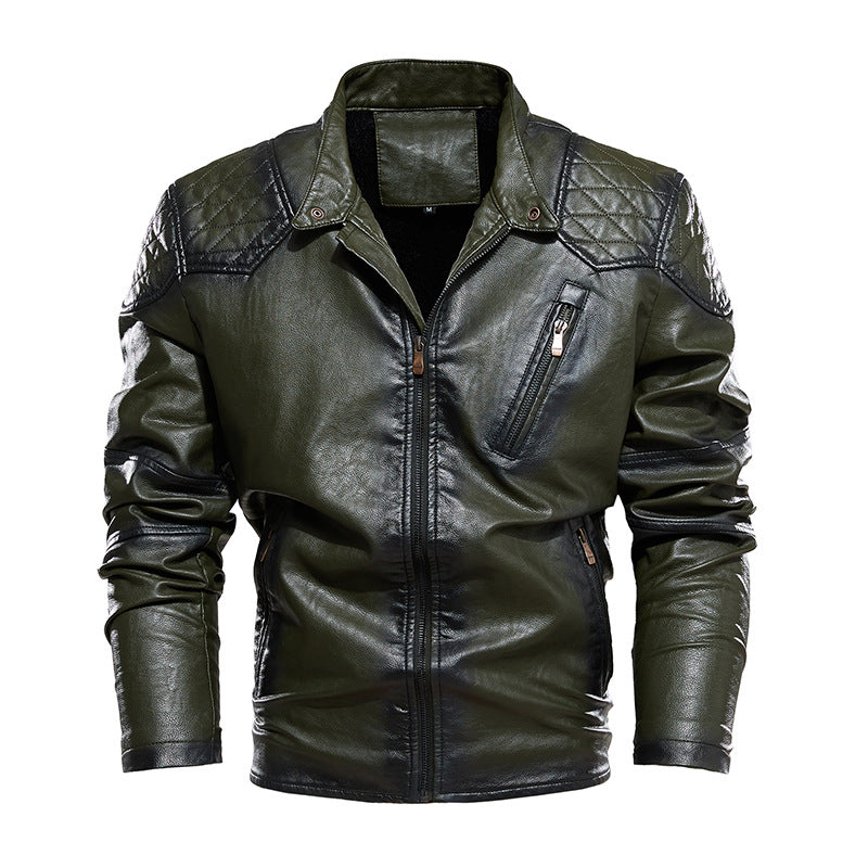 Herren Bikerjacke aus Kunstleder Echoarchiv