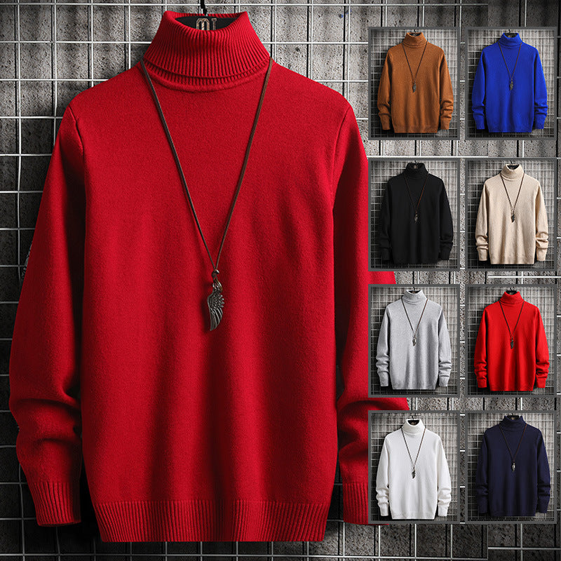 Herren Rollkragenpullover aus hochwertiger Strickware mit lässiger Passform Echoarchiv