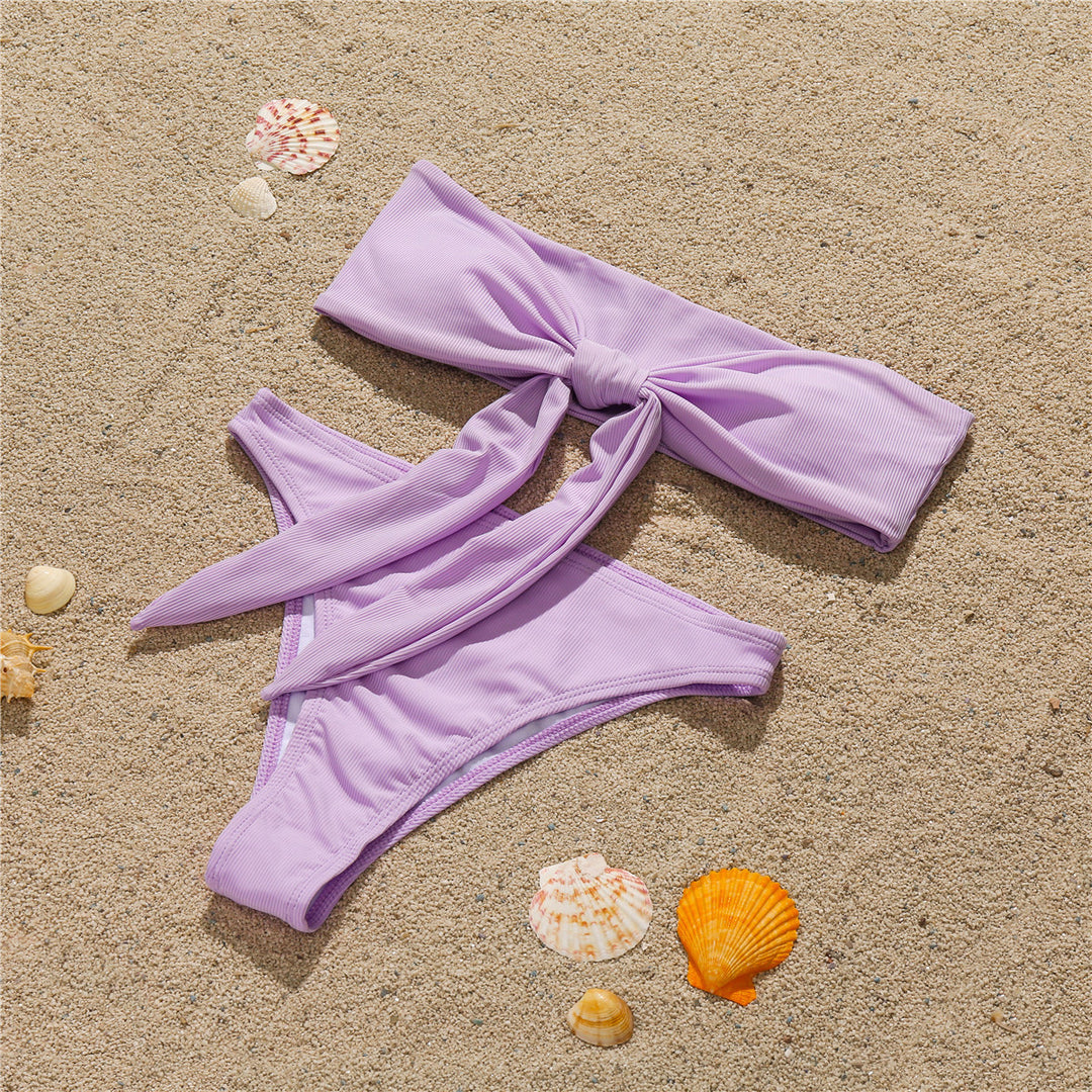 Damen Bandeau-Bikini mit Schleifen-Detail Echo Archiv