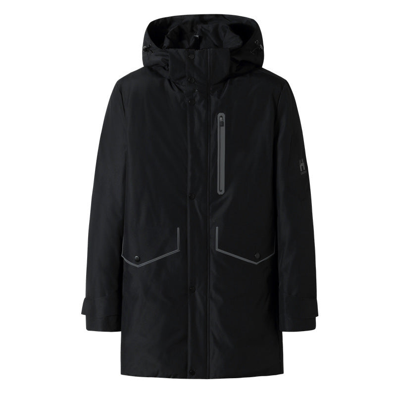 Herren Wasserdichter und isolierter Parka mit Kapuze Echo Archiv