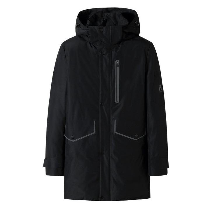 Herren Wasserdichter und isolierter Parka mit Kapuze Echo Archiv
