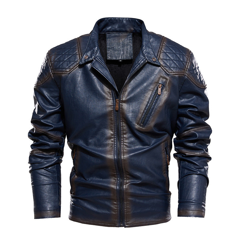 Herren Bikerjacke aus Kunstleder Echoarchiv