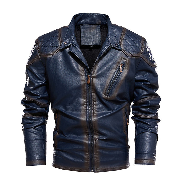 Herren Bikerjacke aus Kunstleder Echoarchiv